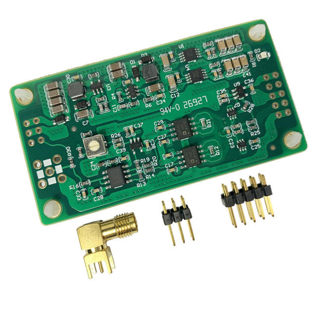 High precision strain signal amplification amplifier module, high bandwidth, high common mode suppression strain transmitter, 10V excitation source, 50Hz/60Hz CMRR>130db