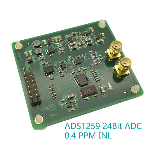 ADS1259 ADC module, high-performance 24 bit ADC, high-precision data acquisition module, wide power supply, wide input differential