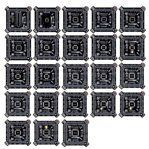 Half-empty PIC MCU Card for openPIC Pro Development Board supports PIC16F PIC18F dsPIC30 dsPIC33 PIC24 PIC32 microcontrollers