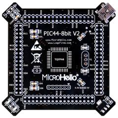 Half-empty PIC MCU Card for openPIC Pro Development Board supports PIC16F PIC18F dsPIC30 dsPIC33 PIC24 PIC32 microcontrollers
