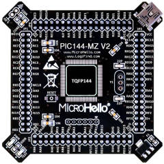 Half-empty PIC MCU Card for openPIC Pro Development Board supports PIC16F PIC18F dsPIC30 dsPIC33 PIC24 PIC32 microcontrollers