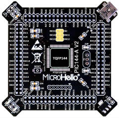 Half-empty PIC MCU Card for openPIC Pro Development Board supports PIC16F PIC18F dsPIC30 dsPIC33 PIC24 PIC32 microcontrollers