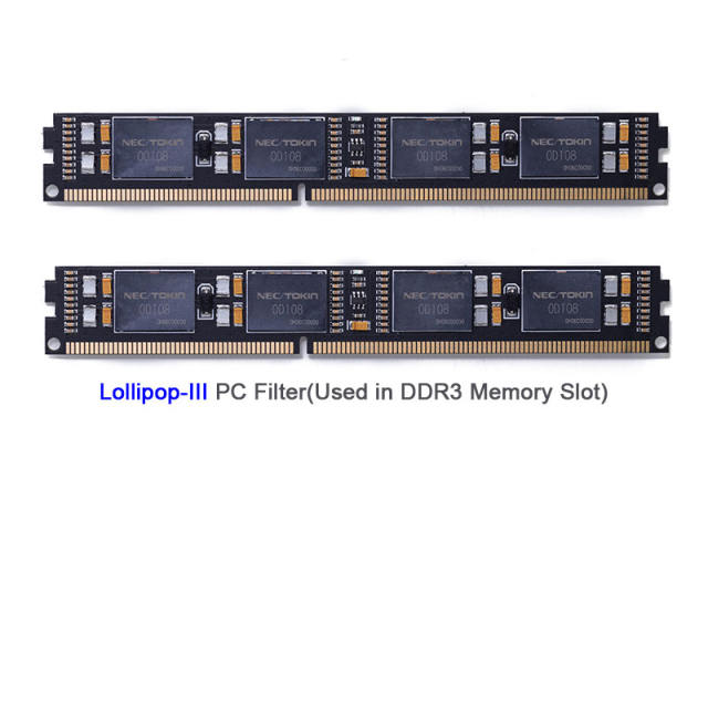 Lollipop-III  Lollipop-IV Power purification PC-HiFi Filter for CPU memery suitable for DDR4/DDR3 Memory slot memory bit filtering module  DDR3 Filter & DDR4 Filter