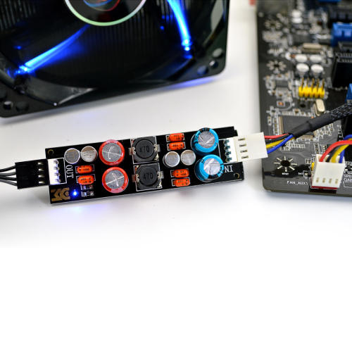 Small-Wind-Sugar Fan Power Noise Filter PC Filter 4Pin Fan Isolation Power Purification PC HiFi Fan