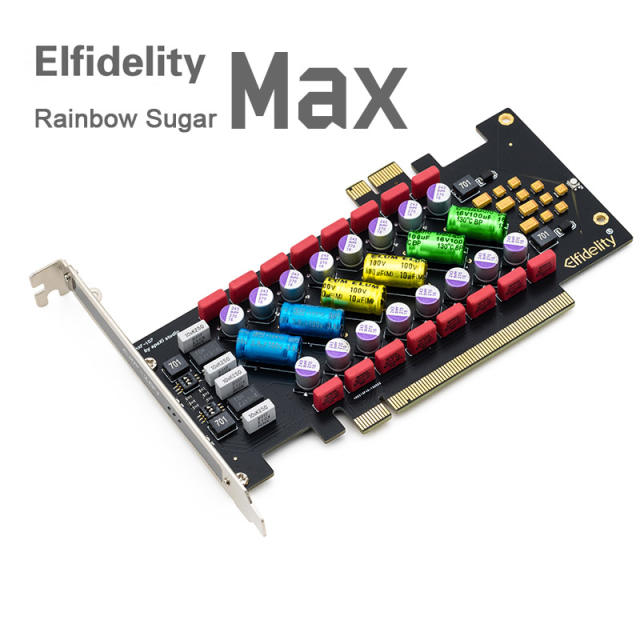 Rainbow Sugar MAX PC Filter PCI/PCI-E Slot Power Purification HiFi PC Audio Install in PCI-E16X PCI-E1X Slot