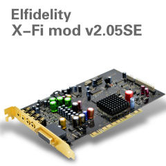 MOD v2.05se X-Fi Xtreme Music Platinum Sound card audio for games music and movies
