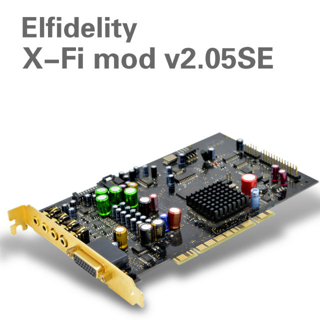 MOD v2.05se X-Fi Xtreme Music Platinum Sound card audio for games music and movies