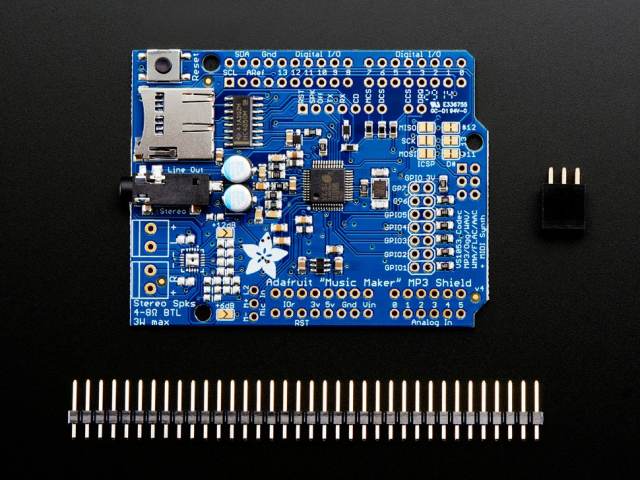 "Music Maker" MP3 Shield for Arduino (MP3/Ogg/WAV) Arduino