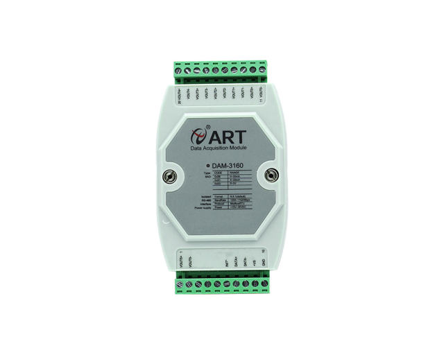 DAM-3160 6-channel 12-bit analog output module Voltage/Current Output module RS485 communication interface and standard ModbusRTU protocol