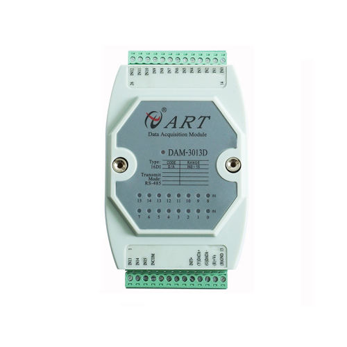 DAM-3012D/DAM-3013D 14/16-channel isolated digital input module Dry / Wet Contact data acquisition module RS485 communication interface ModbusRTU protocol