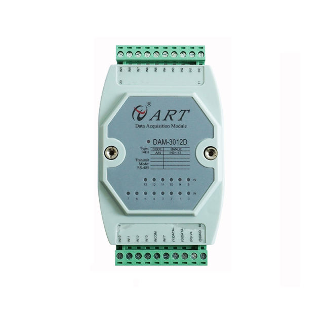 DAM-3012D/DAM-3013D 14/16-channel isolated digital input module Dry / Wet Contact data acquisition module RS485 communication interface ModbusRTU protocol