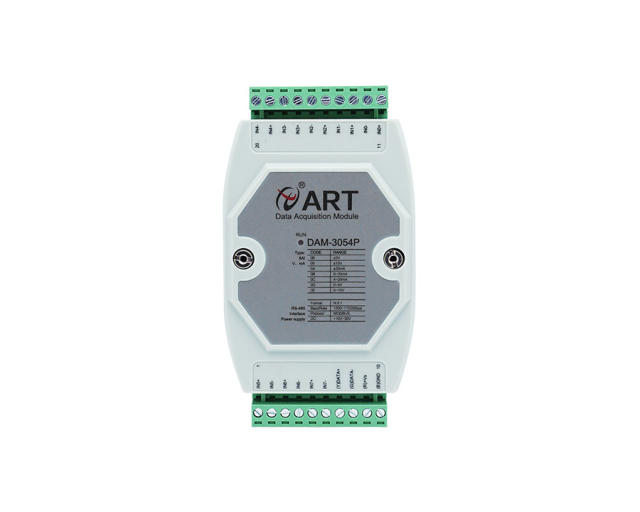 DAM-3054/P  4/8-channel differential analog acquisition module 16-bit AD supports RS485 bus with standard ModbusRTU protocol