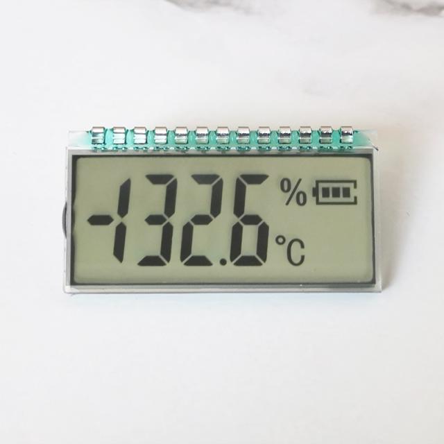 QYT13264 3-bit LCD display screen Temperature and humidity LCD screen LCD segment code screen can be driven by HT1621
