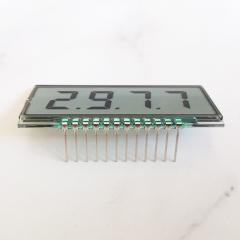 QYT29774 bit 8-field code LCD screen TN LCD screen wide temperature semi transparent digital display with broken code LCD screen