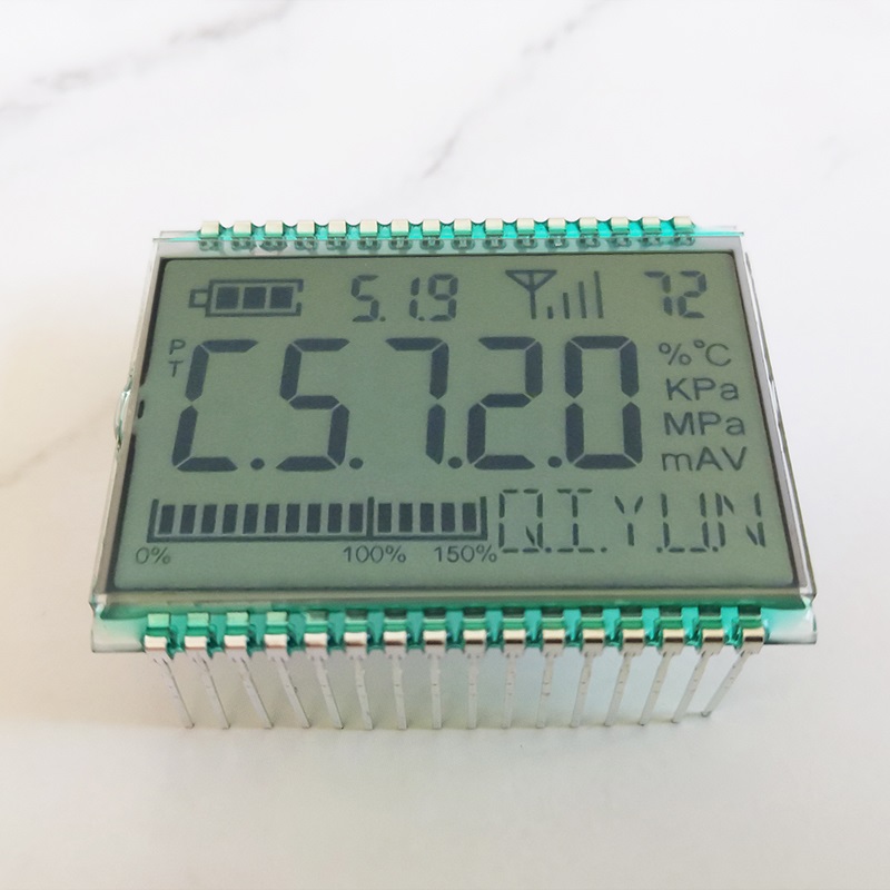GDC05720 5-digit segment code LCD screen temperature, humidity, voltage ...