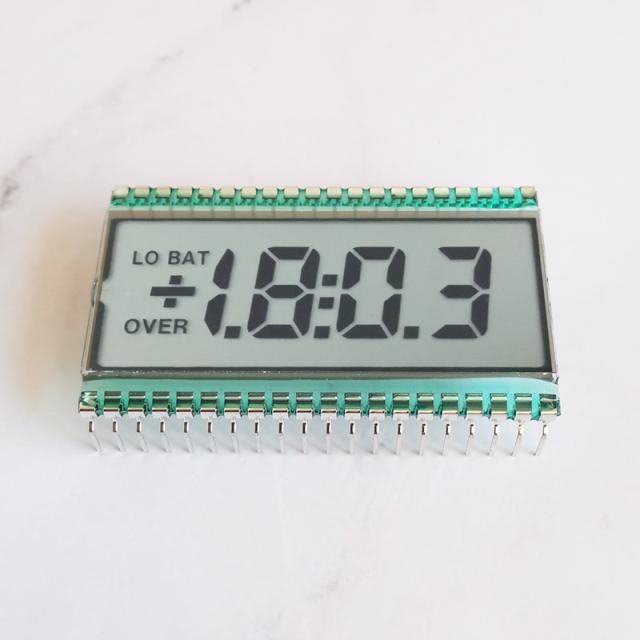 EDS803 3-digit segment LCD screen, wide temperature monochrome display, LCD off code LCD screen, TN positive display