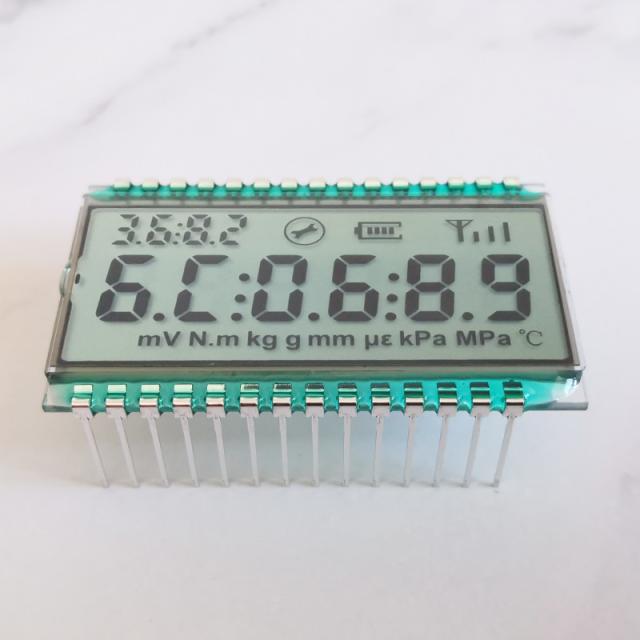 GDC0689 ultra wide low-temperature pen segment LCD screen, 6-digit LCD digital tube display screen, broken code LCD screen