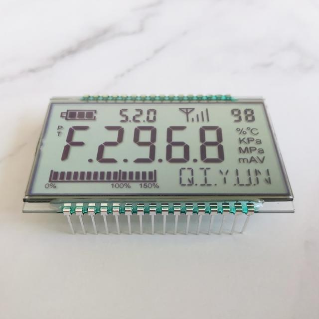 QYF2968 FSTN pen segment LCD display screen 5-digit field code LCD screen 7-segment LCD digital tube
