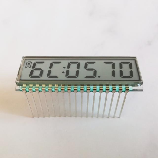 GDC0570 ultra-low temperature LCD segmented digital LCD screen, 6-digit segment LCD LCD display screen