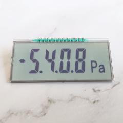 QYF05408 FSTN segment LCD screen with 4-digit segment code LCD display with pressure symbol