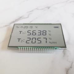 GDC05638 4-digit digital LCD screen, temperature and humidity display, LCD segmented LCD display screen