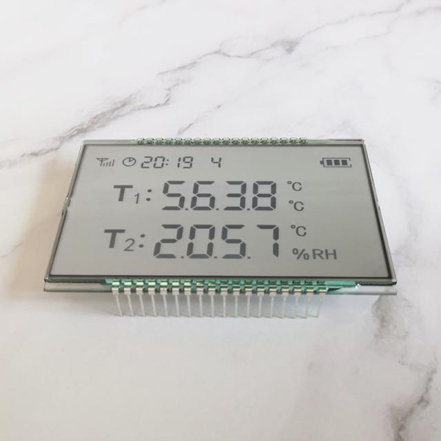 GDC05638 4-digit digital LCD screen, temperature and humidity display, LCD segmented LCD display screen