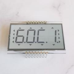 GDC130 4-digit 8-character LCD segment code LCD screen, ultra wide temperature and low temperature industrial grade positive display segment LCD screen