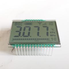 GDC03077 HTN segment code LCD screen ultra wide temperature 4-digit 8-field segment LCD screen temperature pressure LCD screen