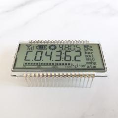 GDC04362 ultra wide temperature and low temperature range code LCD display HTN6 segment LCD screen pressure clock