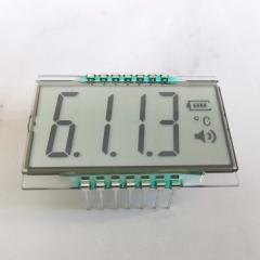 GDC06113 4-digit 8-field code LCD ultra-low temperature segment LCD display with temperature and battery