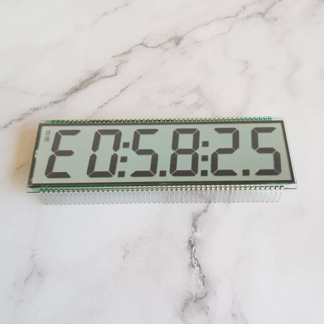 EDS825 segment LCD fuel dispenser display screen 100 pin TN wide temperature 6-digit field code LCD screen static LCD screen