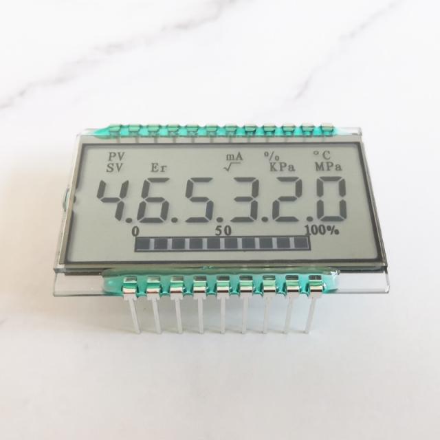 GDC46532 6-position segmented LCD screen temperature, humidity, and pressure display screen
