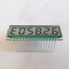 EDS826 Ultra Wide Low Temperature -40 ° C Segment Code LCD Screen 6-digit TN Pen Segment LCD Screen