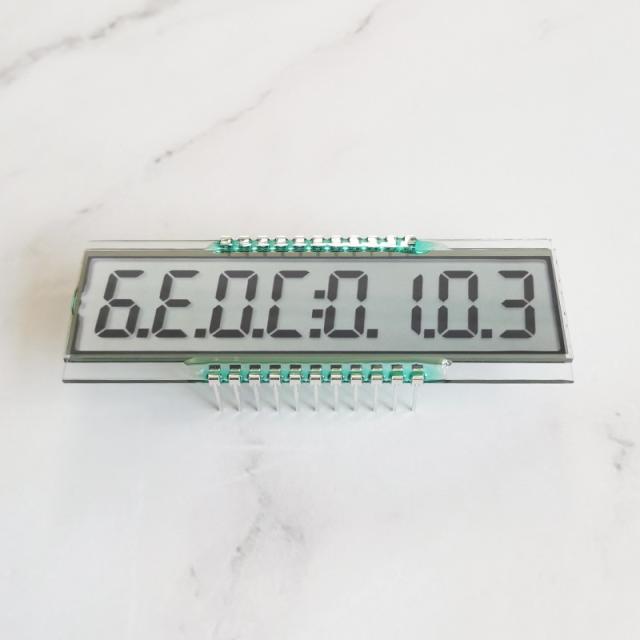 GDC0103 wide temperature range code LCD screen, 8-bit LCD digital tube segment LCD display screen
