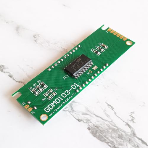 GDM0103 HT1621 driver 8-bit wide temperature LCD module segment code LCD module LCM LCD display module