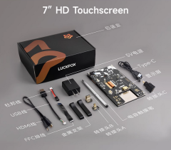 Luckfox 7″ HD Touchscreen 1024×600 resolution 170° wide viewing angle capacitive touch interface