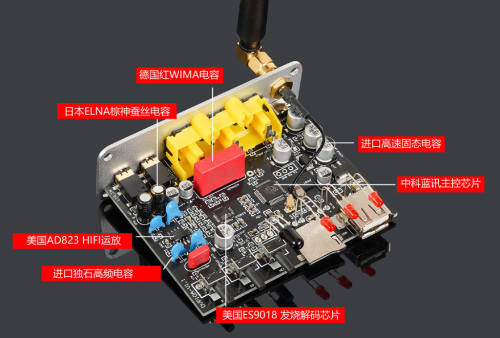 DVP10A digital player audio receiver ES9018 decoder Bluetooth 5.3 coaxial output