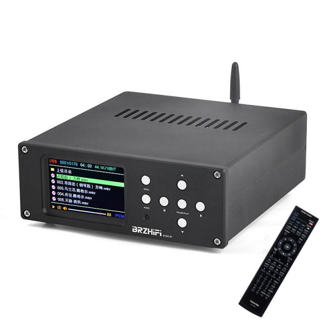 DV20/40C-BT DSD lossless digital music player Bluetooth 5.3 dual ES9038 decoding coaxial output Supports DSD MP3 FLAC WAV APE WMA