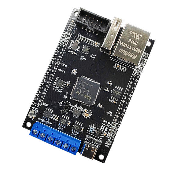 STM32 development board STM32F407VET6 LAN8720A Ethernet 2*CAN 1*RS485 FLASH EEPROM TF Card