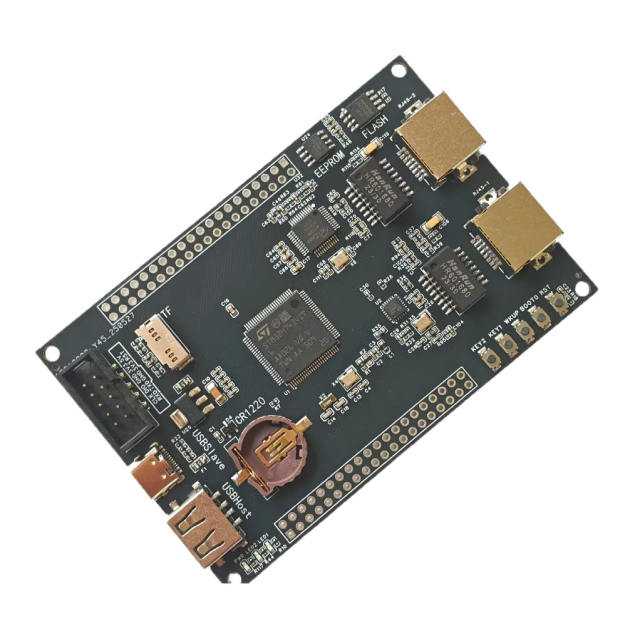 STM32 development board STM32H743VIT6 LAN8720 and W5500 Ethernet FLASH EEPROM TF Card USB HOST