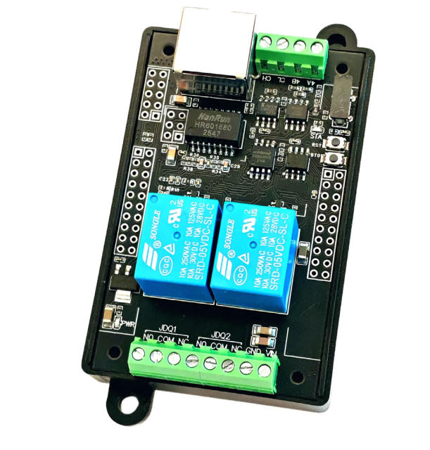 STM32 development board STM32F103C8T6 W5500 Ethernet POE power supply industrial control board relay switch RS485 CAN