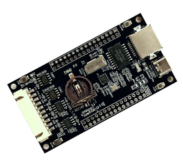 STM32 development board STM32H750VBT6 LAN8720 Ethernet 2*CANFD 2*RS485 FLASH EEPROM TF Card USB slave DAPLink