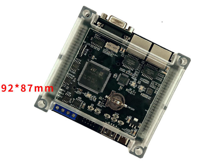 STM32 development board STM32F407ZGT6 LAN8720 and W5500 Ethernet POE RS485 CAN RS232 FLASH EEPROM TF Card USB slave Host