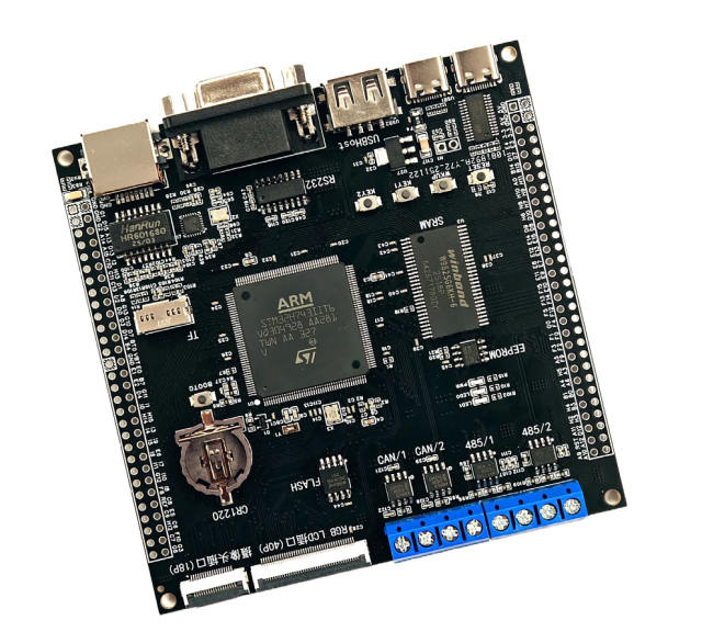 STM32 development board STM32H743IIT6 LAN8720 Ethernet 2*CAN 2*RS485 FLASH EEPROM TF Card USB RGB LCD