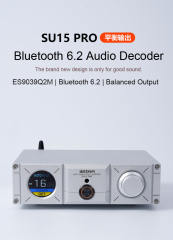 SU15PRO Balanced audio DAC decoder HIFI ES9039Q2M Bluetooth 6.2 QCC3095 amplifier OPA1612*2