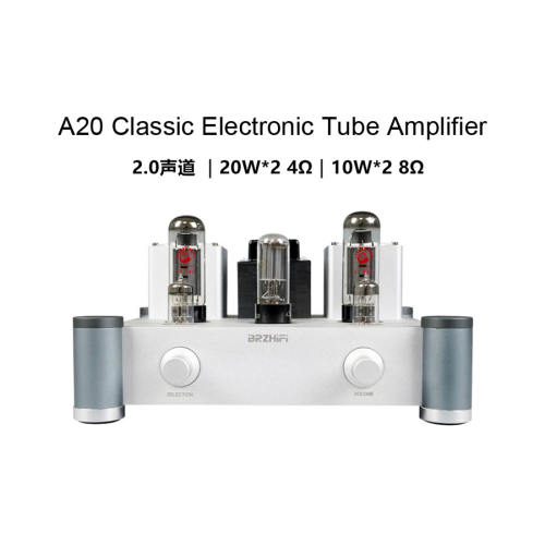 A20 single-ended class A electronic tube amplifier, pure electronic tube amplifier EL34 ×2, 5Z4P，6N2 ×2