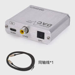 DAC30 Coaxial Fiber Optic Audio Converter Set-top Box Decoder DAC 92K 24BIT DAC Music Converter