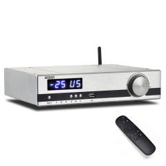 X20 High Power Digital Amplifier HIFI Bluetooth 5.1 USB Flash Drive DSP 2* TPA3255 Fiber Optic Coaxial Remote Control