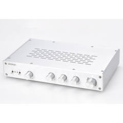 FV-2024 classic high-end pure class A tone pre-amplifier STK3048 with adjustable treble, midrange, and bass frequencies
