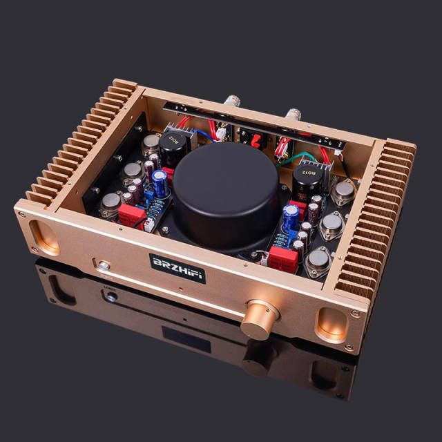 Hood 1969 HD1969 gold-sealed small class A HIFI power amplifier Classic amplifier  pure class A audiophile-grade power amplifier, with a warm and smooth sound quality reminiscent of a vacuum tube amplifier